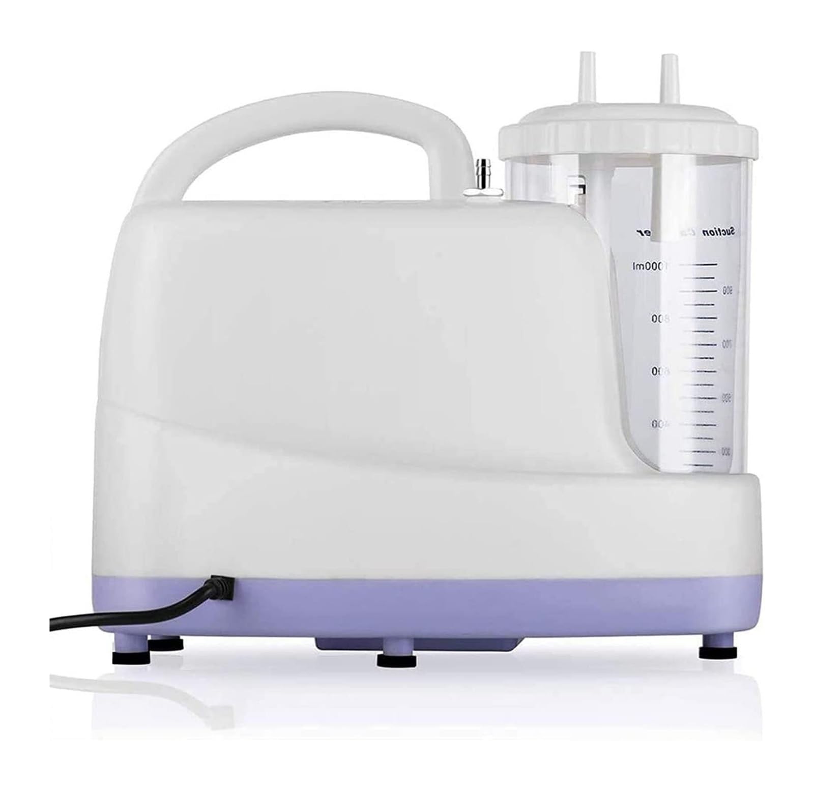 Aspiratore per Muco Elettrico Portatile - Apparecchio per Aspirazione Secrezioni con Serbatoio Rimovibile 1000ml, Sicurezza Automatica e Funzionamento Silenzioso per Casa ed Emergenza
