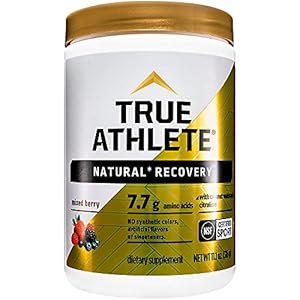 The Vitamin Shoppe Natural Recovery Powder – 7.7g of Amino Acids – Mixed Berry (11.1 oz./30 Servings)
