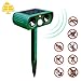 Produktbild Ultraschall Tiervertreiber,Solar Katzenschreck Abwehr Auto IR-Induktion,Wasserdicht Outdoor Marderabwehr, Garten Tiervertreib Vertreiben für Marder, Fuchs, Waschbär, Mäuse, WildschweinVögeln (31.5cm)