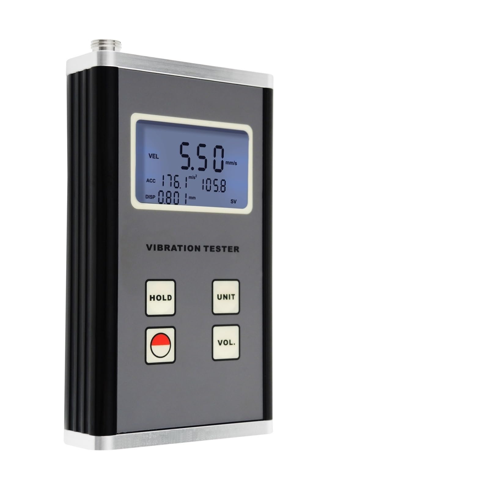 Vibrationsmessgerät, Digitales Vibrationsmessgerät, piezoelektrischer Wandler, Sensor, 10 Hz ~ kHz, Bereichstester, Verschiebungsgeschwindigkeit, Beschleunigung