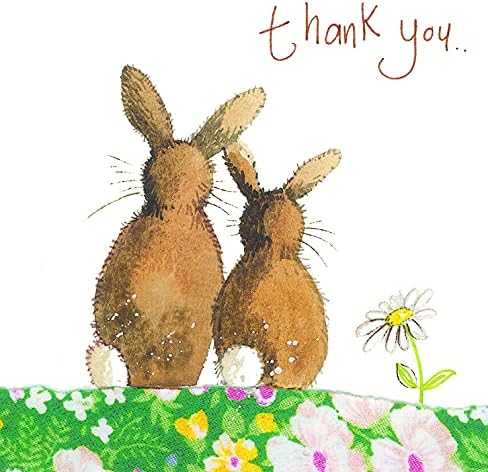 Alex Clark Thank You Rabbit Card : Amazon.co.uk: Stationery & Office ...