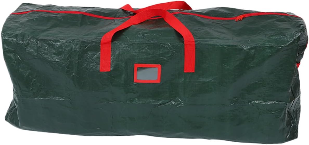 Christmas Tree Storage Bag Zippered PE Green Lightweight Xmas