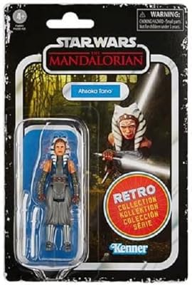 STAR WARS Retro Collection Ahsoka Tano Toy 3.75-Inch-Scale The Mandalorian Collectible Action Figure, Toys for Kids Ages 4 and Up