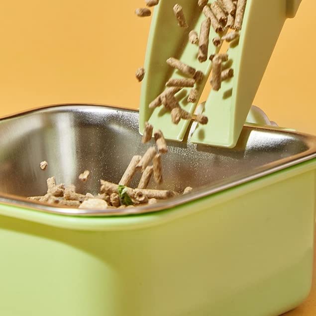 Amazon | 88flix うさぎ 餌入れ ボウル付き デグー モルモット 餌入れ