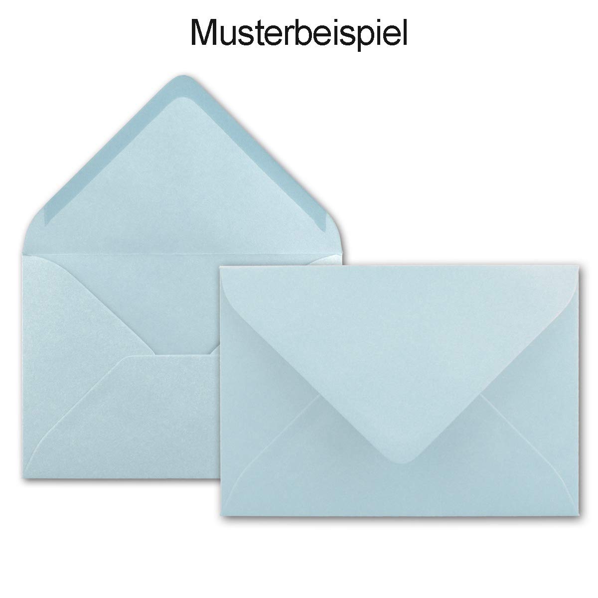 Zestaw 700x kopert w pastelowych kolorach w formacie DIN C8 7,6 x 5,2 cm, miniaturowe koperty z klejeniem na mokro w 5 kolorach