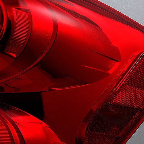 Akkon - For Chevy Equinox Suv Red Clear Rear Tail Light Brake Lamp Taillamp Repalcement Passenger Right Side #TOP4