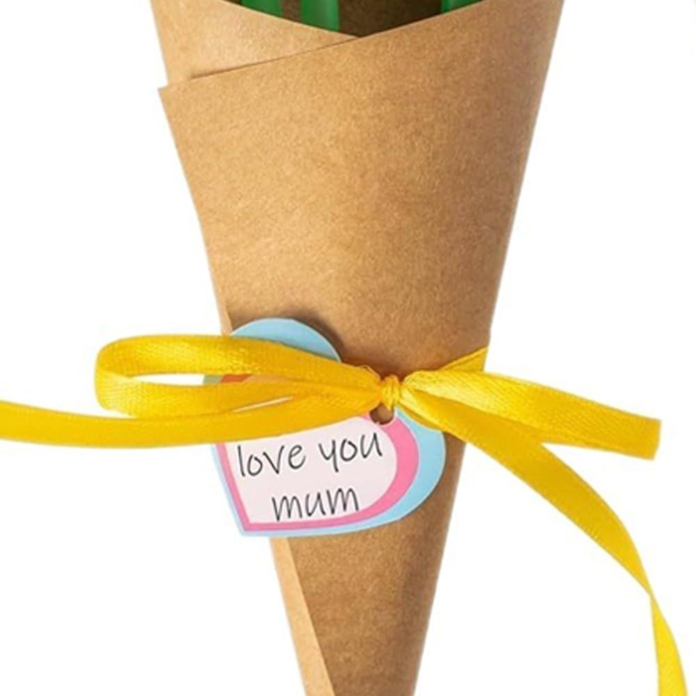 24 szt. DIY papierowy zestaw do rękodzieła, ręcznie wykonany materiał artystyczny na Dzień Matki do szkoły klasy domu wakacje