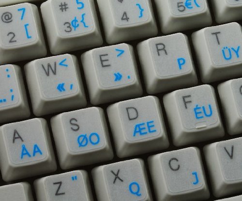 Programmer Dvorak Keyboard Sticker With Blue Lettering Transparent Background For Desktop, Laptop And Notebook #TOP2