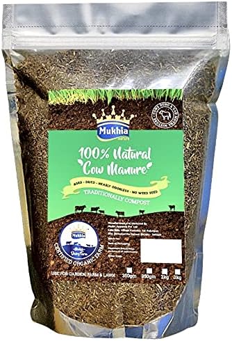 Cow Dung Manure 100 % Natural & Organic Compost for TULSI & Bonsai (500 GMS)