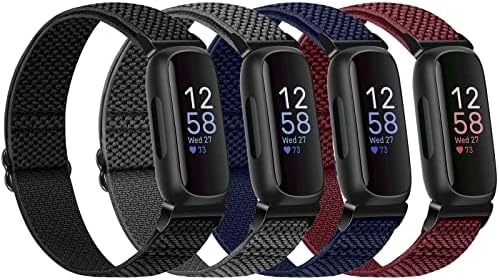 TumpCez Elastic Nylon Strap Compatible with Fitbit Inspire 3 Strap/Inspire 2 Strap/Inspire Strap/Inspire HR Strap/Ace 2 Strap/Ace 3 Strap, Soft Adjustable Sport Replacement bands for Men Women Kids