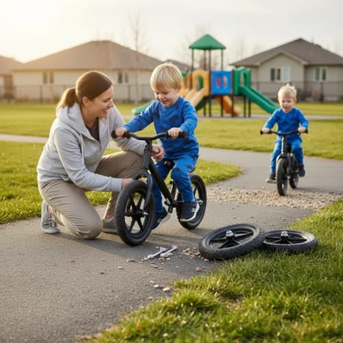 Ruedas de entrenamiento robustas de alta resistencia para bicicletas de equilibrio 3