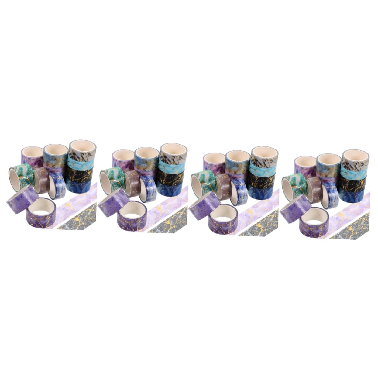SHINEOFI 56rollos Washi Tape Decorativo Diseño De Mármol Cinta Adhesiva Para Scrapbooking y Manualidades Por Para Proyectos y Decoración De Álbumes