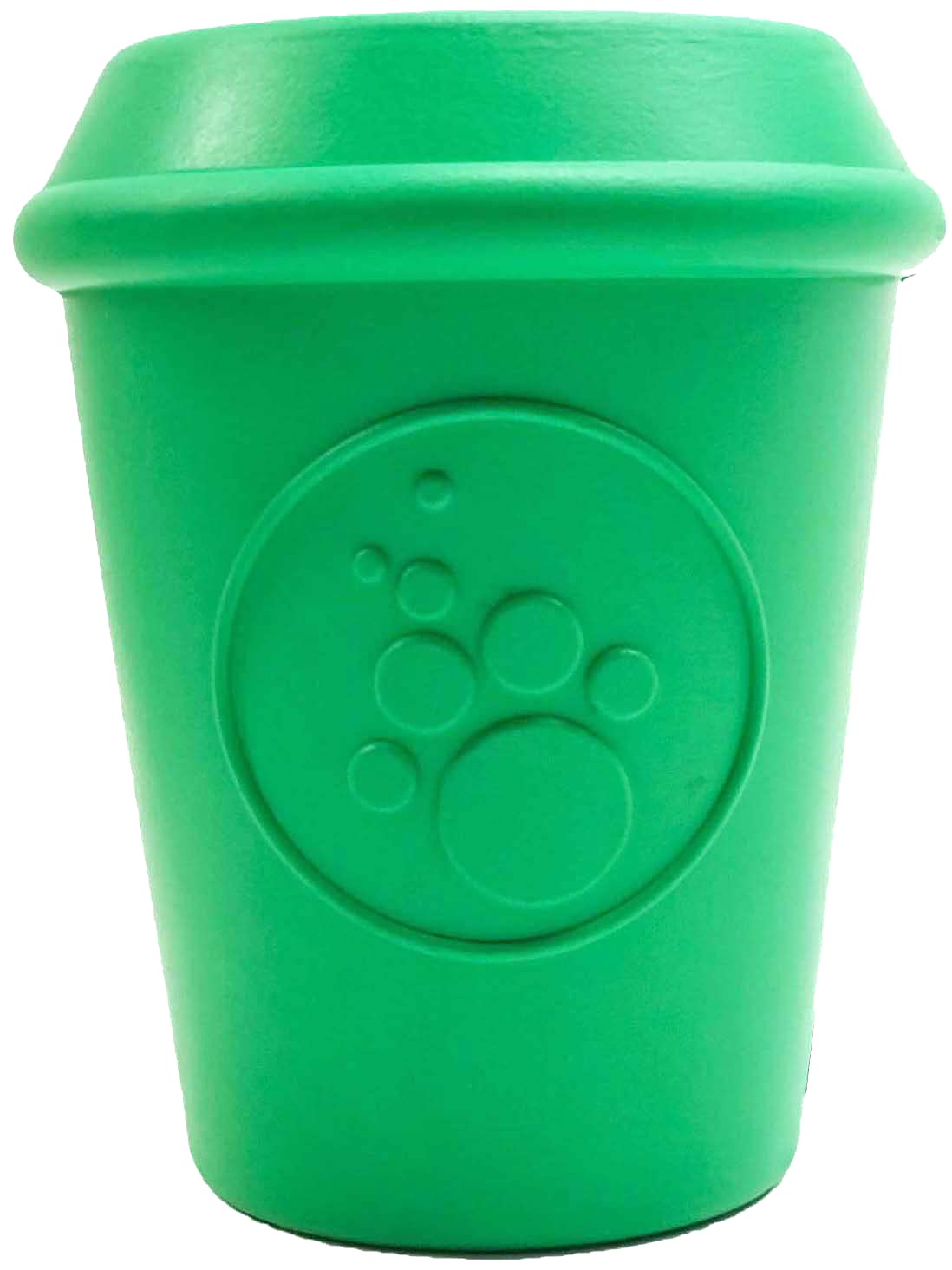 SodaPup Coffee Cup – Durable Dog Treat Dispenser & Chew Toy Made in USA from Non-Toxic, Pet Safe, Food Safe Natural Rubber Material for Mental Stimulation, Problem Chewing, Calming Nerves, & More