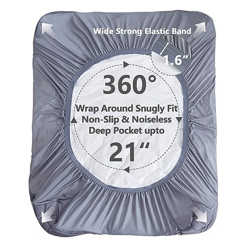 Protège-matelas imperméable grand lit lavable et moelleux ELVEN HOME - 6
