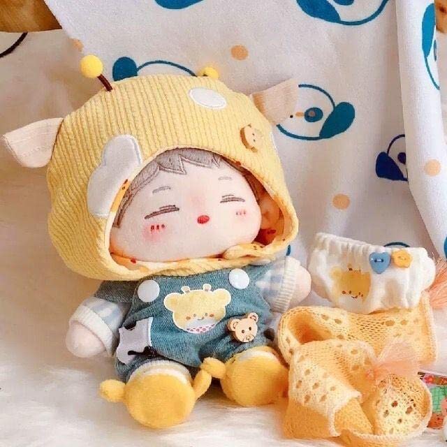 Amazon.co.jp: 着せ替えぬいぐるみ サロペット キリン 韓国 ベビー服