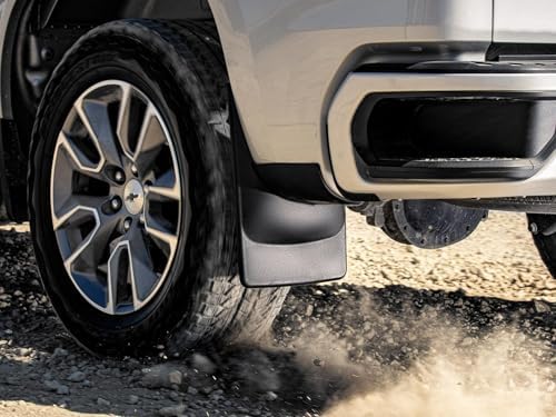 WeatherTech Custom No Drill Splash Guard MudFlaps for Ford Expedition, Expedition Max, Front Pair (110216), Black - 2