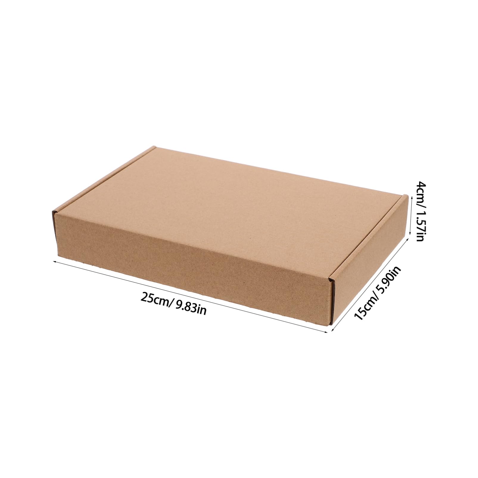NAMOARLY Mailer Box Paper Shipping Box 10pcs White Foldable for Packaging Small Business Shipping