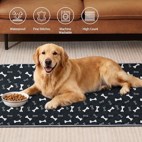 Image of Eterish Reusable Washable Pee Pads for Dogs Large /Extra Large 36'' x 41'' 2 Pack, Absorbent Pet Puppy Dog Training Pads Non-Slip, Waterproof Whelping Potty Pads for Dogs Leak-Proof