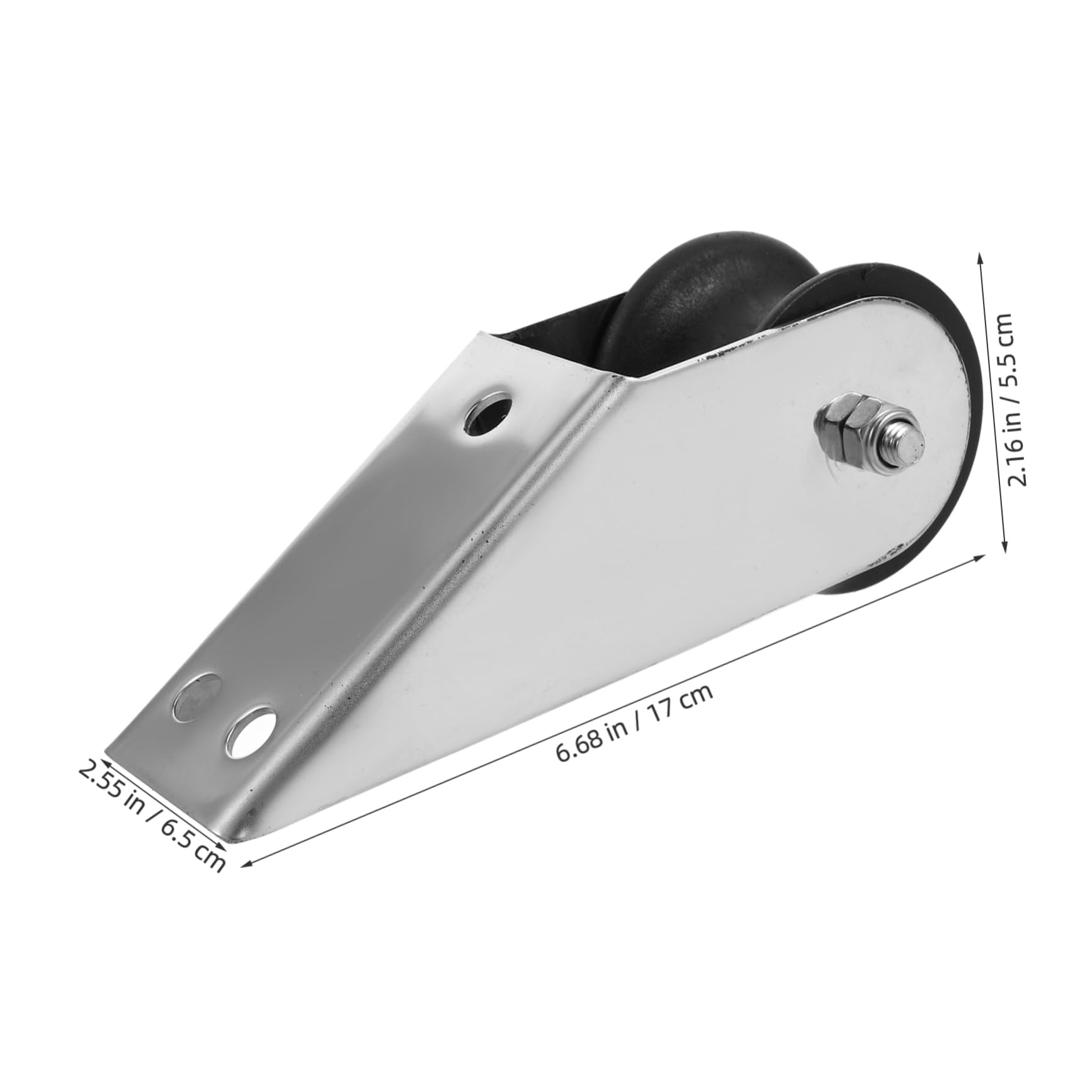 VICASKY Stainless Steel Anchor Roller Bracket Marine Grade Bow Anchor Roller for Yacht Fishing Boat Reliable Support