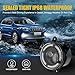 BSJ BESTGYM 4 Inch LED Fog Lights 60W High-Intensity DIY Off Road Fog Lamp for Jeep Wrangler JK Rubicon Unlimited JKU 2007-2018,Round Fog Lamps with High and Low Beam
