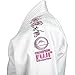 FUJI All-Around Brazilian Style Jiu Jitsu Uniform, White (Pink Lettering), Size W1