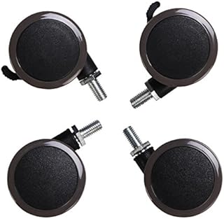 FLEXISPOT W1 Lockable Casters for Standing Desk Height Adjustable Desk Wheels 4pcs