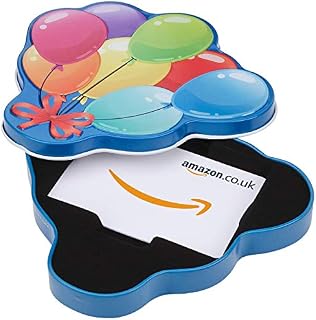 Amazon.co.uk Gift Card in a Happy Birthday Balloons Tin