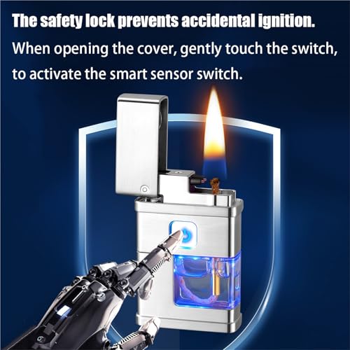 Briquet intelligent à kérosène et commande vocale LED - 3