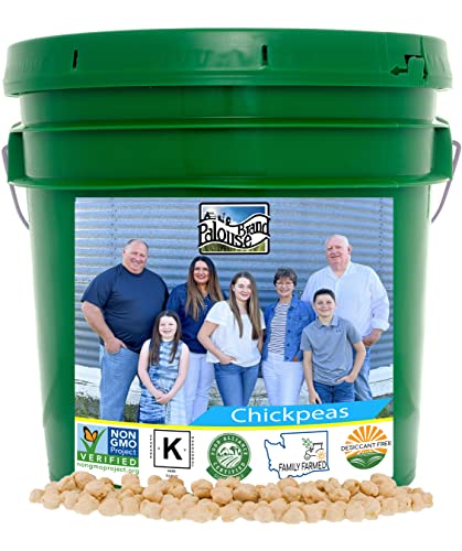 Chickpeas | 25 Lbs | Emergency Food Storage Bucket | Non-Gmo | Grown On Our Family Farm | Bulk #TOP23