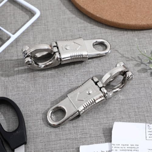 ULTECHNOVO Mousqueton Anti-Panique À Œil Fixe 102 mm Boucle À Dégagement Rapide Pour Paracorde Crochet D’Équitation Pour Entraînement En Extérieur 1 Pièce – vue 2