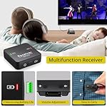 PROZOR 2.4Ghz Wireless Audio Transmitter Receiver for TV Support Optical Coaxial 3.5mm Input 96kHz/24bit Digital Audio Adapter with Low Latency 165ft Long Range - Image 5