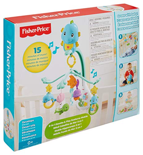 Fisher Price 3-In-1 Soothe And Play Seahorse Mobile #TOP7