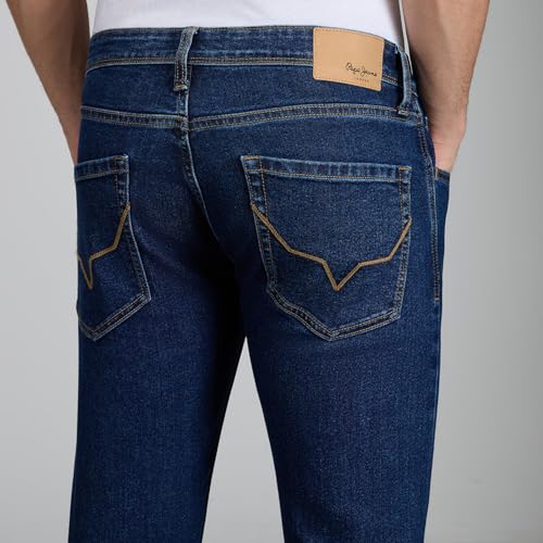 Image of Pepe Jeans Men's Jeans | Slim Fit | Mid Rise | Stretchable