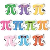 Xqumoi 30 Pack Pi Day Sticky Notes - Math Theme π Self Sticky Notepads International Mathematics Day Writing Memo Pads for School Class Student Office Supplies Gift Party Favors Goodies Bag Fillers