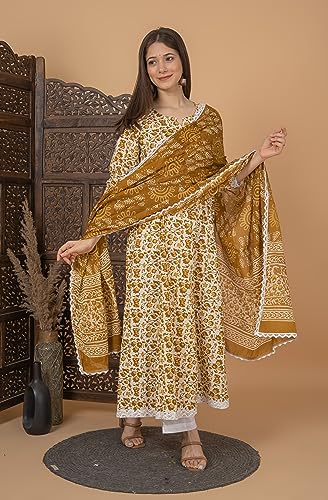 MEERA FAB Womens Anarkali Kurti KURTA SET (pack of 1)