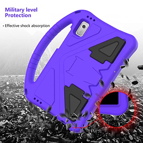 Coque Lenovo Tab M9 antichoc légère EVA avec support tablette Nook 9 pouces 2024 violet - 4