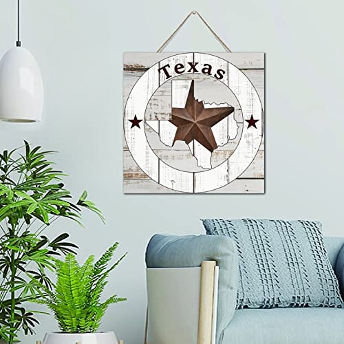 Étoile solitaire Texas décoration murale bois rétro pour maison