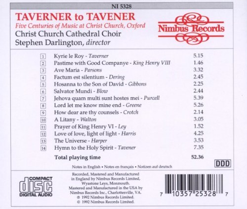 Miniatura 2 de Taverner to Tavener