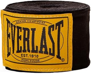 Everlast Professional Hand Wraps (180-Inch, 1910 Black)