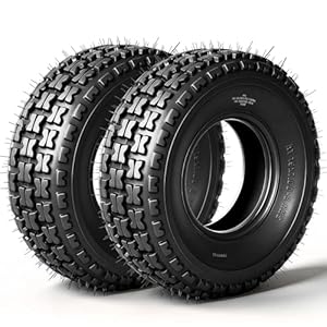 Set of 2 19×7-8 ATV UTV Tires 19x7x8 Mini Bike Tires 4PR