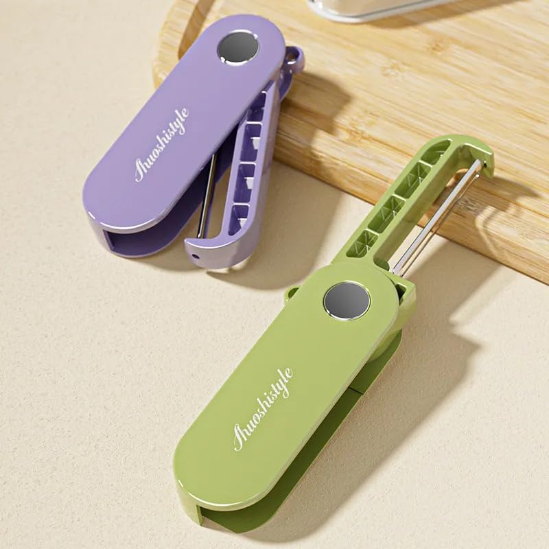 3Pcs Foldable Vegetable Peeler Stainless Steel Fruit Slicer Potato Cucumber Portable Picnics Sharp Home Kitchen Accessories Tools Kitchen Gadgets image 3