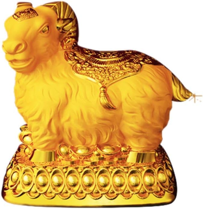 生肖羊存钱罐 Piggy Banks Best Birthday Gifts Home Decoration 摆件 Feng Shui Figurine Home Office Decor Chinese Gifts 超大容量客厅只进不出创意储蓄罐2025年新款 9196