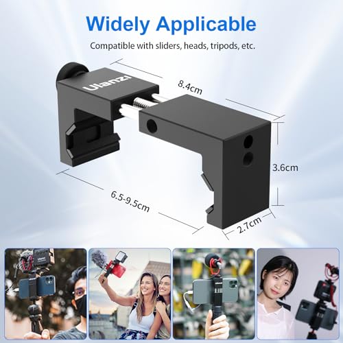 SUPORTE ULANZI ST-02S PARA TRIPE DE METAL PARA SMARTPHONE