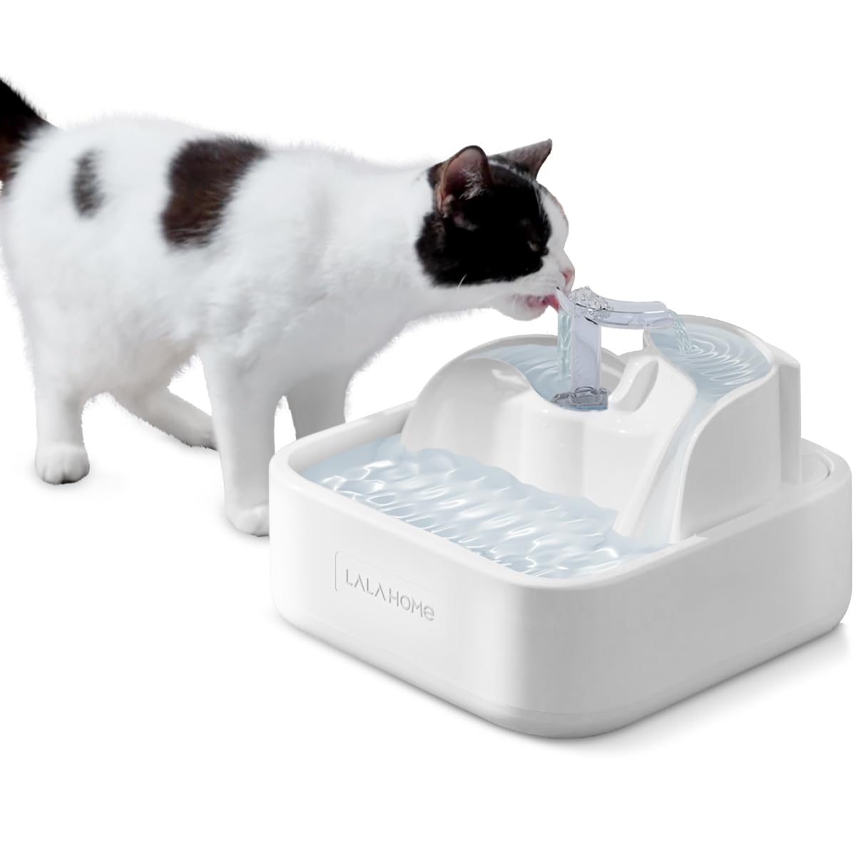 Dog Water Fountain Cat Automatic Water Bowel 3-Stage Design for Multi Pets Water Dispenser for Drinking Waterfall Fountain Kitty with Isolating Pump