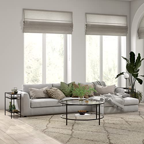 Henn&Hart ST0513 24 Inch Wide Rectangular Side Table In Blackened Bronze, Table For Living Room thumb #1