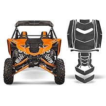 AMR Racing UTV Graphics kit Sticker Decal Compatible with Yamaha YXZ 1000R 2015-2018 Hood - Carbon Fiber
