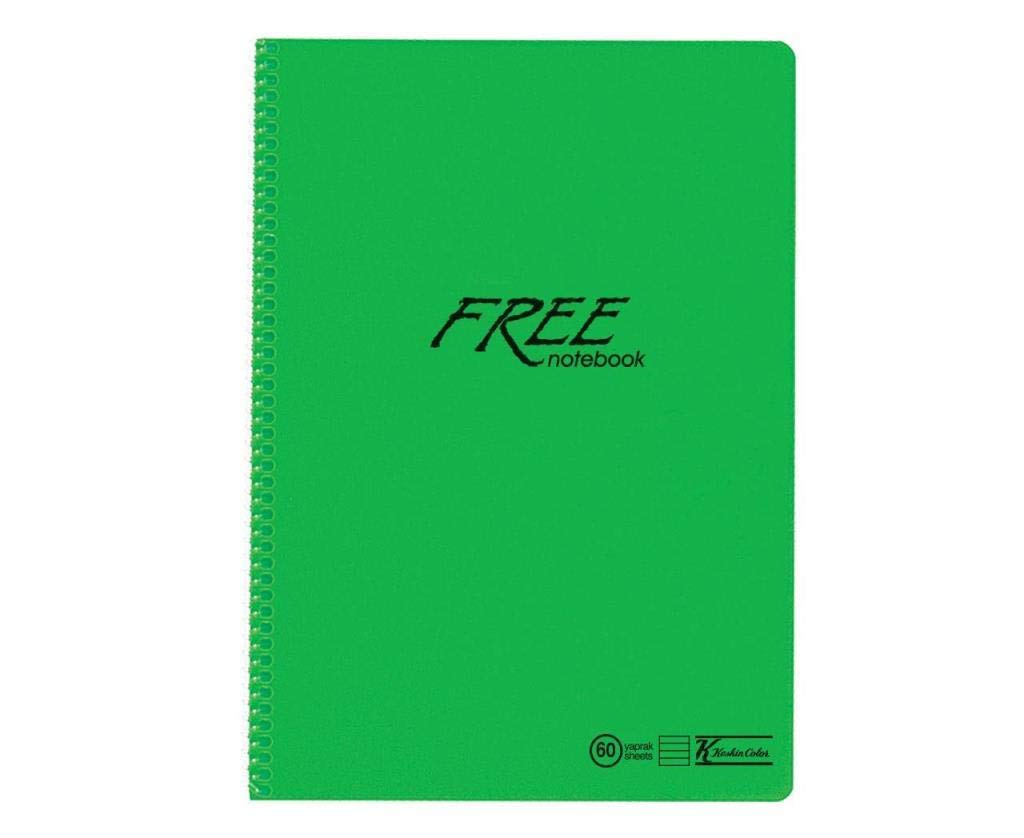Free A4 320492-99 - Cuaderno de espiral (200 hojas, cuadriculadas, polipropileno)