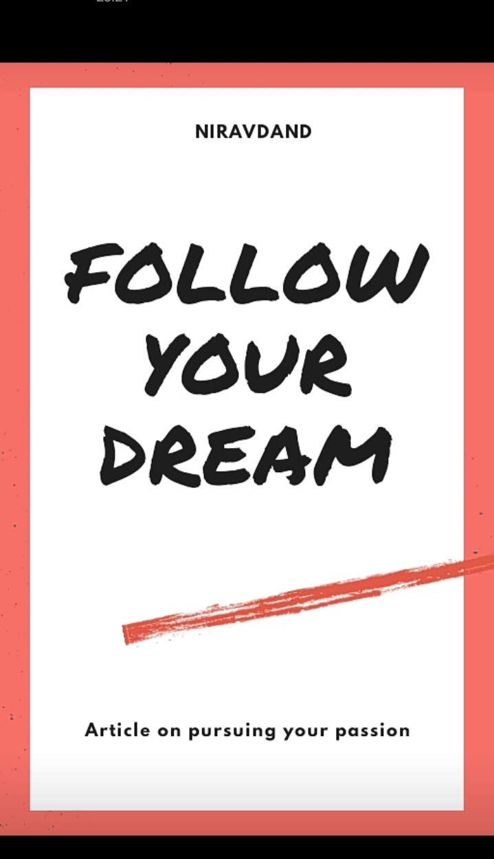Follow your dreams (Road to Happiness)