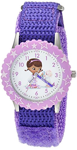 Disney Montre WDS000307, le cadeau d'anniversaire parfait avec son bracelet violet en tissu