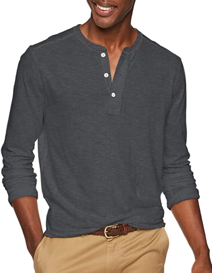 J.Crew Mercantile Men's Long-Sleeve Henley Shirt - Image 2